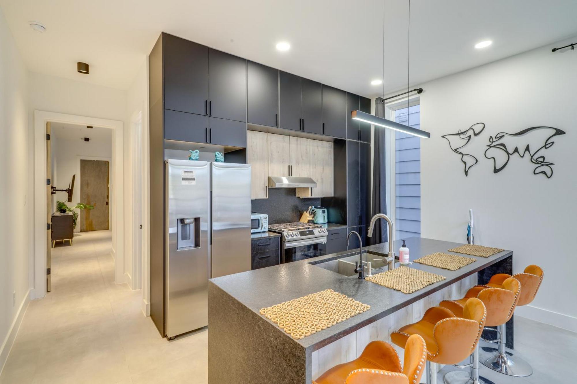 3 Mi To Dtwn Modern Townhome With Yard In 휴스턴 외부 사진
