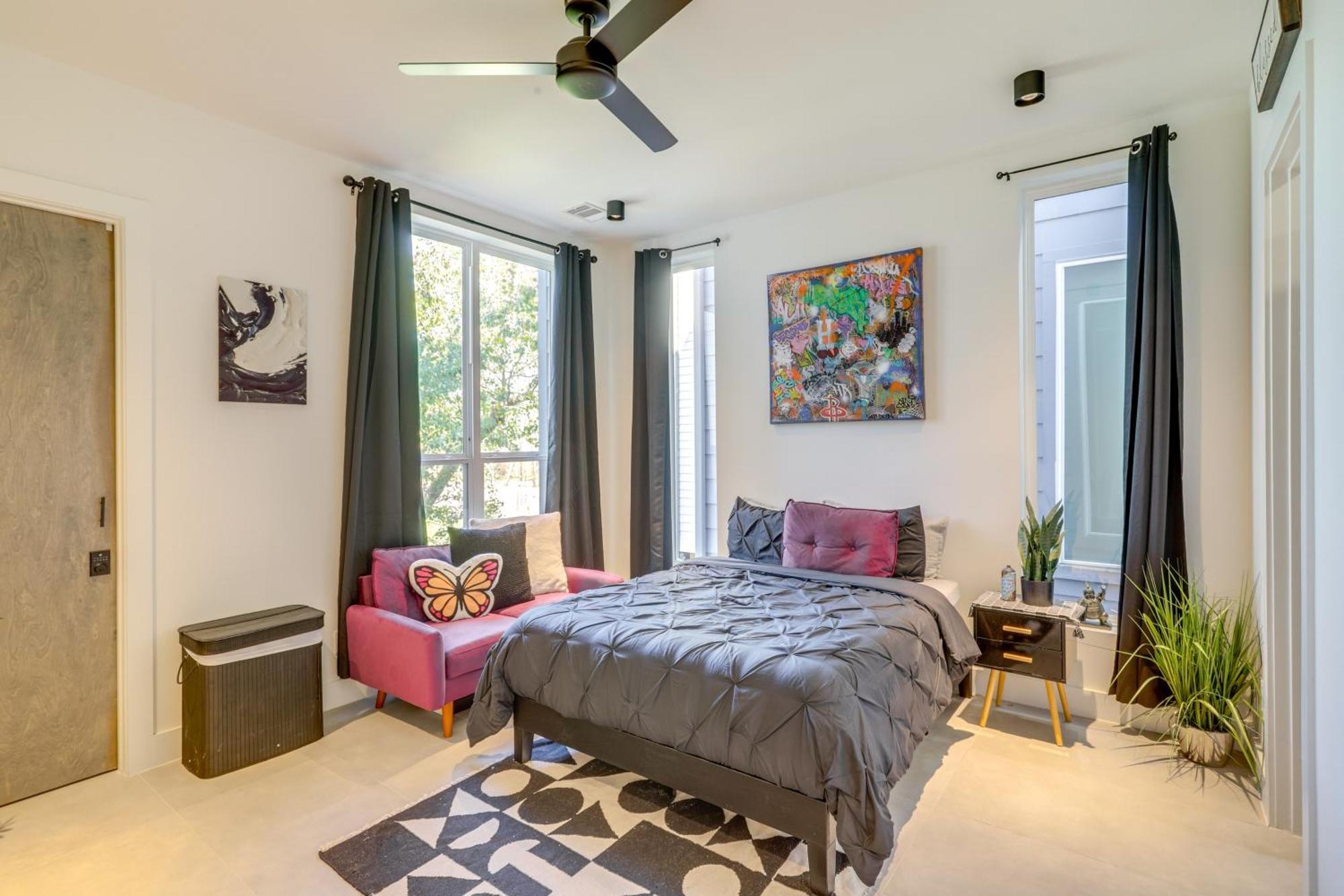 3 Mi To Dtwn Modern Townhome With Yard In 휴스턴 외부 사진