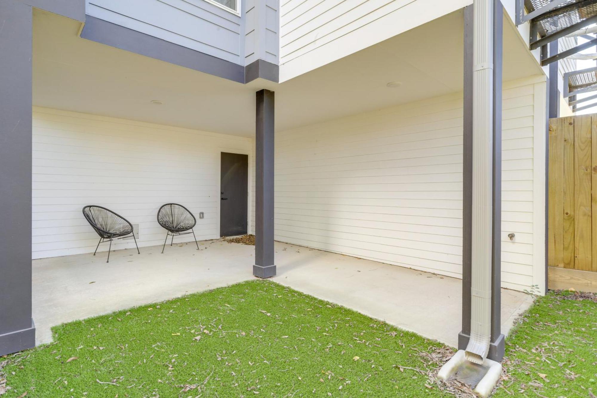 3 Mi To Dtwn Modern Townhome With Yard In 휴스턴 외부 사진